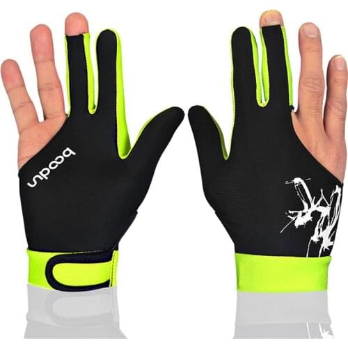 1 Pc Unisex Left Right Hand Universal Breathable Three-finger Billiard Gloves Sports Supplies Hot Sale #1021