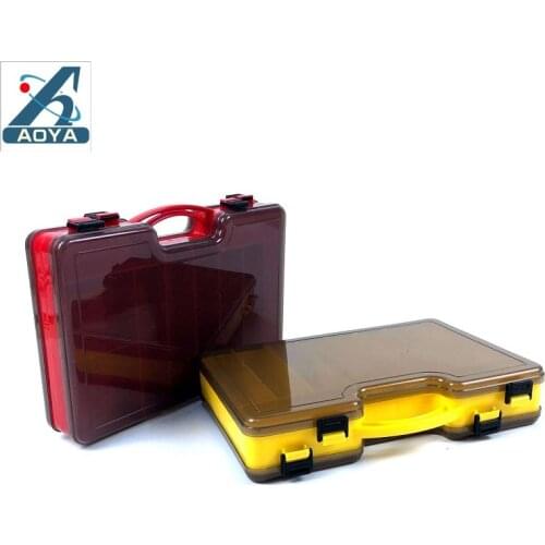 AOYA Fishing Lure Box Large Capacity Snap Double-Layer Multifunctional Carp Fish Accessory Storage Box Portable Tackle Box