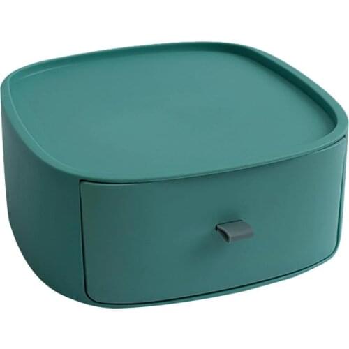 Organizer Drawers Collapsible Large Capacity PP Stackable Desktop Storage Boxes for Bathroom rangement cajas de almacenamiento