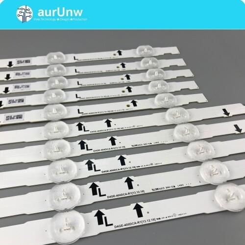 10pcs LED Backlight Strip 2014SVS40 D4GE-400DCA-R1 D4GE-400DCB-R1 For SamSung 40'' TV UE40H6500 UE40H5500 UE40H6200 UE40H5100