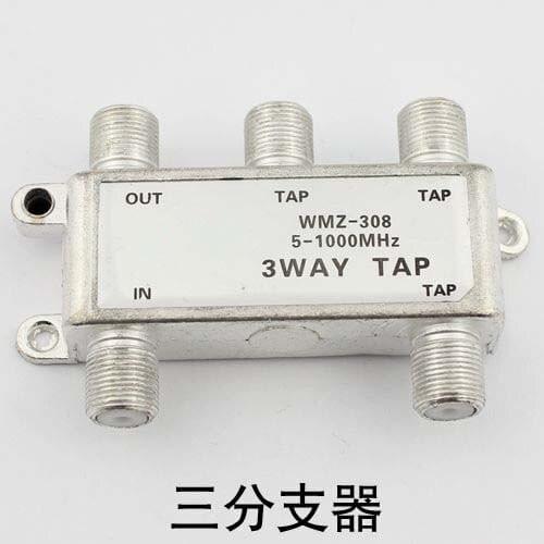 100PCS/LOT Y-Splitter, Antennenverteiler, TV Spliter Cable TV branch 308 three 25 branch TV amplifier signal 1 branch 4 branch