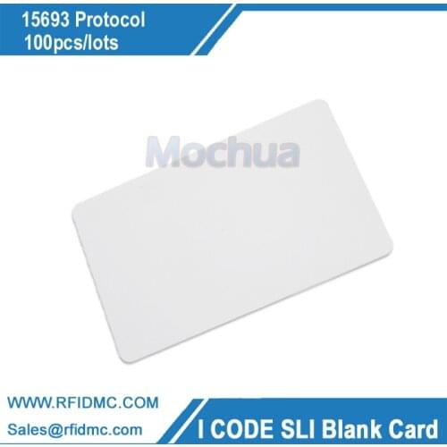 100pcs Smart Card I CODE SLI Card RFID Card I CODE 2 compliant with 15693 protocol