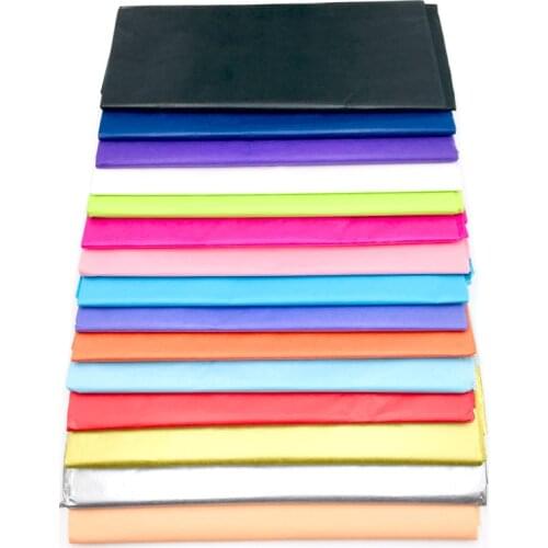 20Sheets/bag Tissue Paper Flower 50*66cm Gift Packaging Home Decoration Festive & Party Wedding DIY Gift Packing Supplies