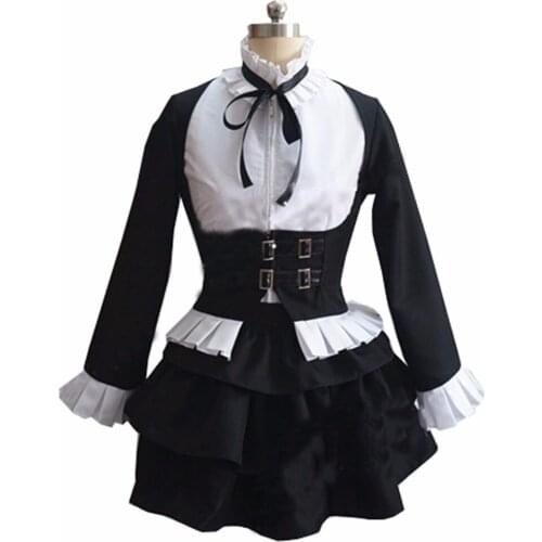 2018 Fairy Tail Cosplay Erza Scarlet Witch Halloween Lolita Housemaid Costume