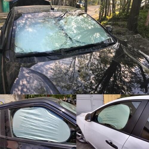 6pcs Car-styling UV Protective Film Folding Auto Visor Windscreen Cover Car Front Windshield Sunshade For Volvo Xc60 S60 s40 S80