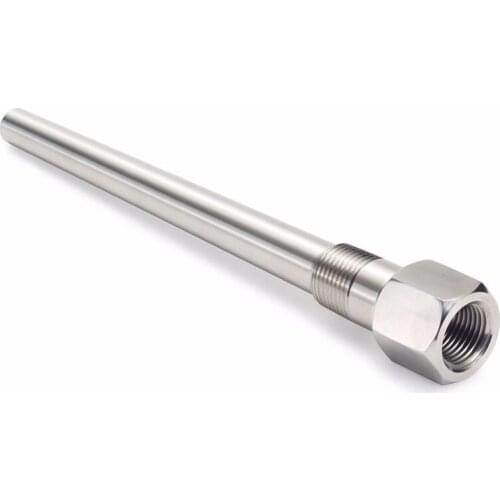 Thermowell,Thread 1/2" (DN15) Stainless Steel 304 Temperature Sensor