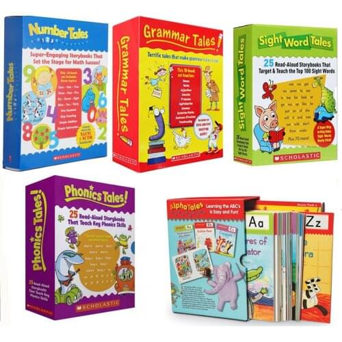 Sight Word Phonics Grammar Alpha Number Tales English Storybooks Children Math ABC Book Kids Game Early Educational Toys