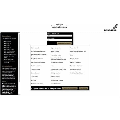 Mack Trucks Electrical Service Documentation 2018