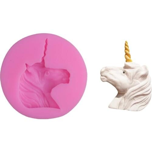 Unicorn Ear Eye Horn Silicone Mold Cupcake Decoration Fondant Mold DIY Party Cake Decorating Tool Candy Chocolate Gumpaste Mould