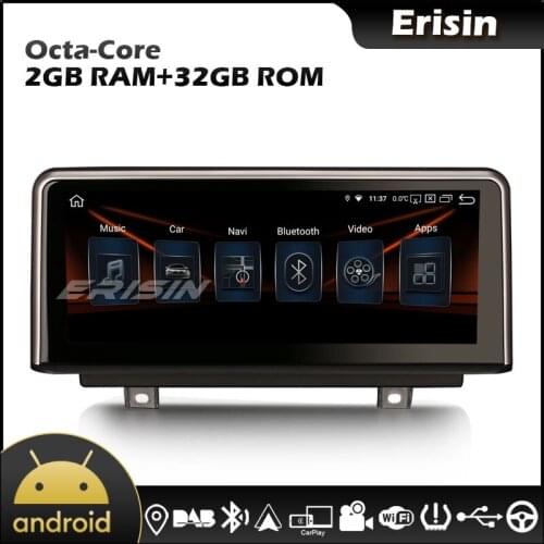 Erisin 2830 10.25" Android 10.0 Carplay&Auto DAB Autoradio for BMW 1er F20 F21 3er F30 F31 F34 4er F32 F33 F36 M3 F80 M4 F82