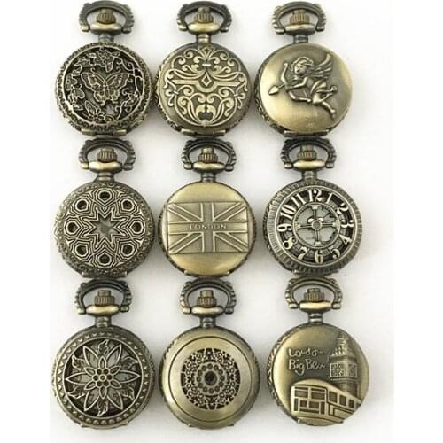 FANTASY UNIVERSE Freeshipping wholesale 20PC a lot pocket Watch necklace HRBBBB01