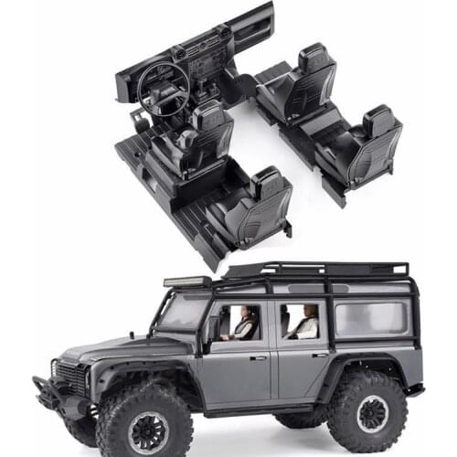 GRC TRAXXAS TRX-4 Defender Guard interior TRX4 simulation center console seat steering wheel modification G161D