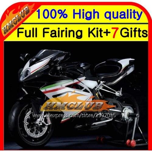 Body Black white For MV Agusta F4 05 06 750 1000R 312 1078 11 MA 2005 2006 4HM84 R312 750S 1000 R Red white 05-06 Fairing