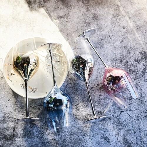 Colorful Starry Sky Red Wine Glass Crystal Champagne Goblets Wedding Toasting Glass Party Dinner Drink Cup Home Decoration