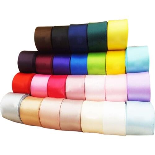 Colorful Satin Ribbons for Kids Hair Bow Making Scrapbooking Crafts DIY, Pack of 24 Random