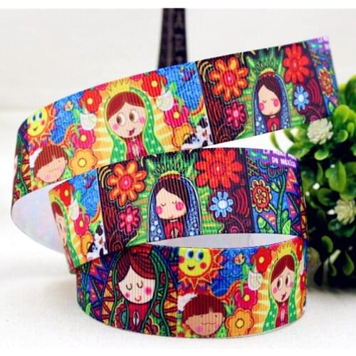 1510234 , 25MM Birthday Series Printed grosgrain ribbon, DIY handmadeHair accessories Material wedding gift wrap