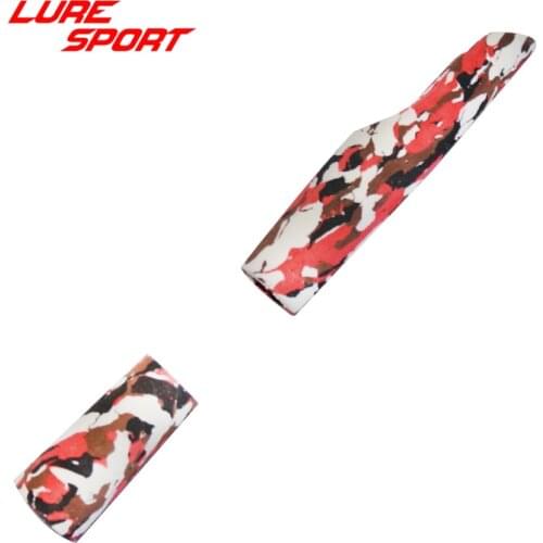 LureSport 2pcs/set hard red 4 colors camouflage EVA Grip for FUJI VSS Reel Seat Rod Building Component Repair DIY Accessory