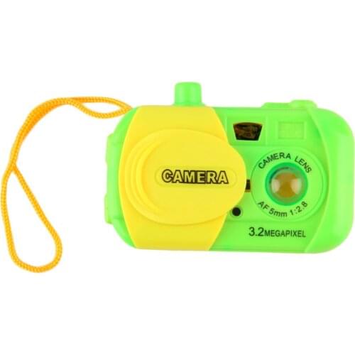 Cute Mini Plastic Cameras Toys for Toddler Baby Toys Fashion Green Simulation Camera for Kids Baby Gift Ptetend Educational Toy