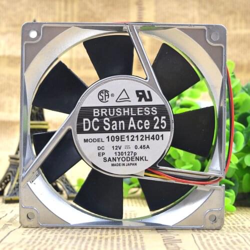 Brand new original 12025 12V 0.45A 109E1212H401 12cm high temperature resistant cooling fan