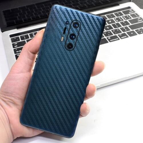Discoloration Carbon Fiber Decorative For OnePlus 8 Pro 8T 7 7T Pro OnePlus8 3 3T 6 6T 1+8T Protector Back Film Stickers