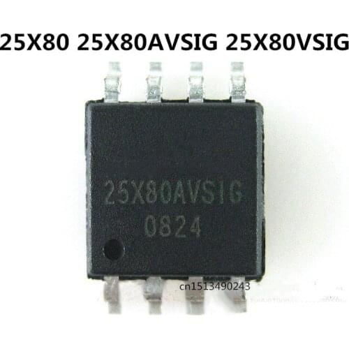 Original 10pcs/lot 25X80 25X80AVSIG 25X80VSIG SOP-8
