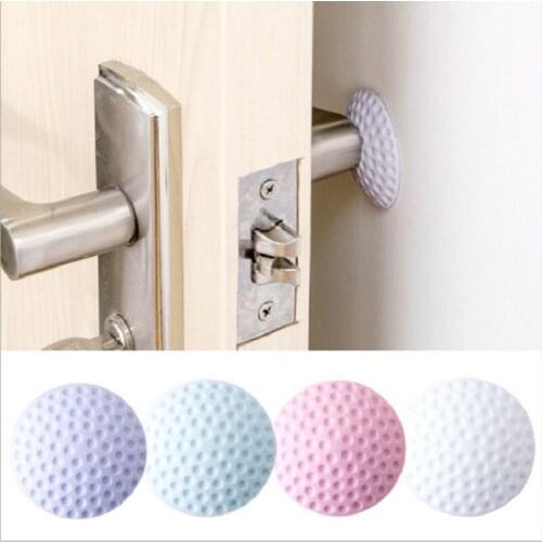 Stoppers Silencer Crash Pad Baby Doorknob Locks 1PCS Self Adhesive Door Stopper Wall Protectors Door Handle Bumpers Buffer Guar