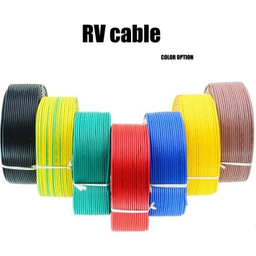 0.5-1 square RV Cable wire Soft copper core wire for Power supply sub-line electric box car line