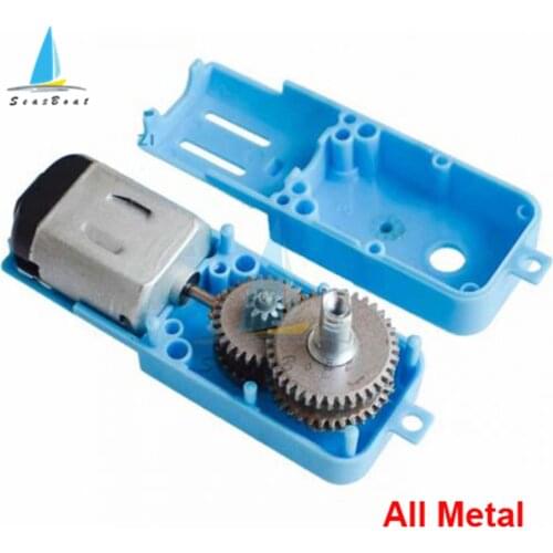 DC 3V-6V 1:90 Metal Gear Motor Single Axis DC Gear Motor for Robot Intelligent Vehicle Speed Reducer 110RPM All Metal/Half Metal