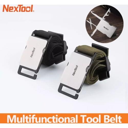 Nextool Multifunction Outdoor Belt Tool Waistband Camping Hiking Knife Scissors Opener Screwdriver Men Waistband