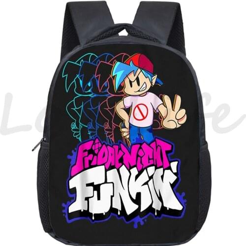 Friday Night Funkin Backpack Kids Toddler Kindergarten Bags Children Hot Game School Bag for Girls Boys Cartoon Bookbag Mochila