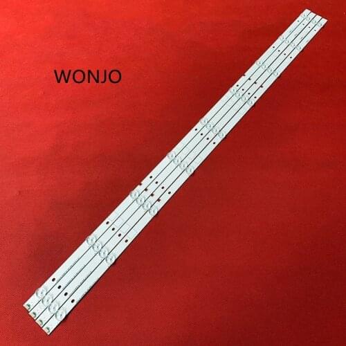 LED Backlight strip 10 lamp For Hisense 49'' TV Hisense_49_HD490DU-E31_4X10 LED49EC520UA LED49EC620UA 49K300U screen HD490DU-E31