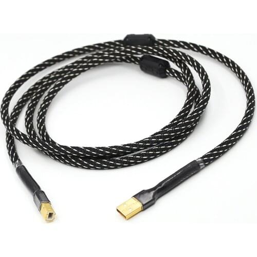 Hifi USB Cable Type A to Type B Hifi Data Cable For DAC Decoder Sound Card Audio Cable DAC Data Lines