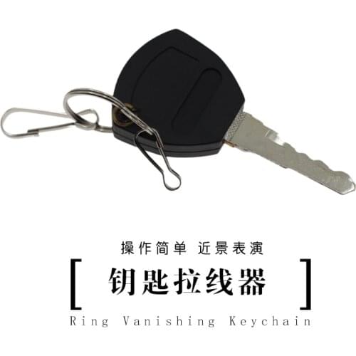 Magic Ring Flight to Key Chain Objects Vanish Disappear Magic Tool Stage Street Bar Magic Tricks Gimmick Props Illusions