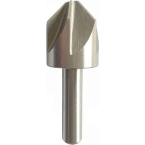 Round Shank Countersink Drill 90 Degree HSS Chamfer Drill Bit Chamfering Cutter End Mill Tool