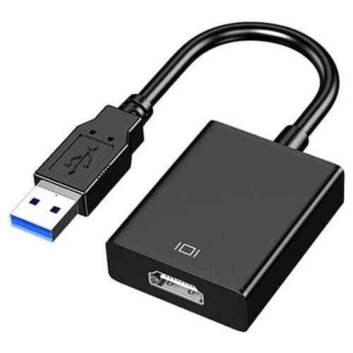 1080P HD Video Audio Converter USB 3.0 To HDMI-Compatible Adapter for Windows XP/10/8.1/8/7