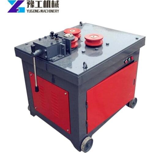 380v Hydraulic Cnc Reinforcing Steel Wire Bending Machine 2 Colors Small Manual Bending Machine For Steel Processing