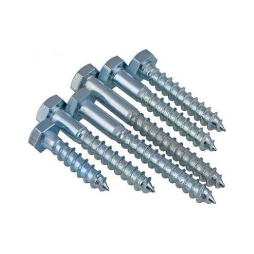 4pcs M8 carbon steel hex screw self-tapping screws high quality bolt bolts 25mm-40mm length