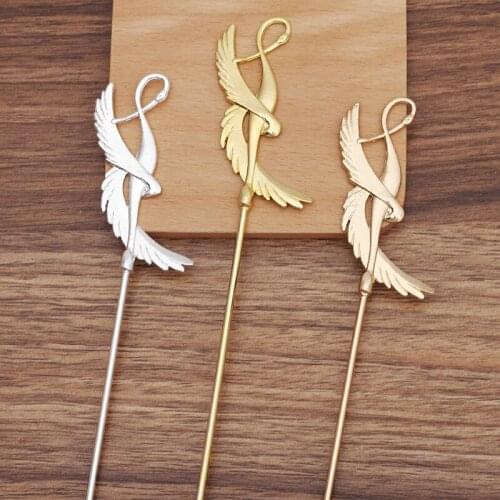 5 Pieces Vintage Bird Metal Hair Sticks Headwear Step Shake Hairpins Bridal Chopsticks Hair Accessories