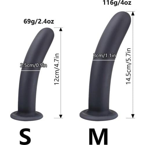 Anal Plug Prostate Massager Realistic Man Penis with Sunction Cup Couple Erotic Goods Female Masturbation Sex Toys for Adult 18