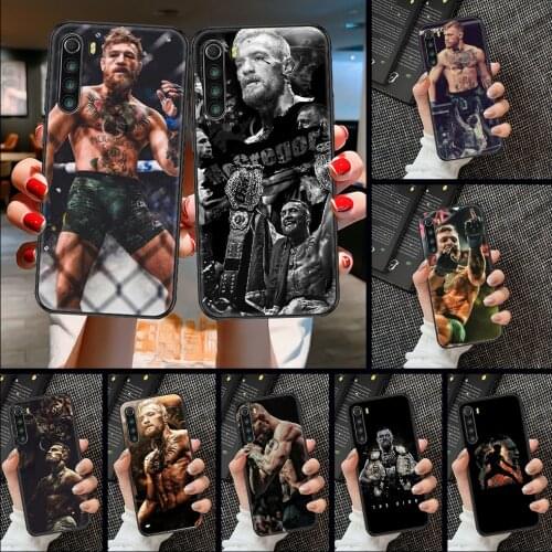 Conor McGregor boxing Phone case For Xiaomi Redmi Note 7 7A 8 8T 9 9A 9S 10 K30 Pro Ultra black tpu cover art bumper 3D
