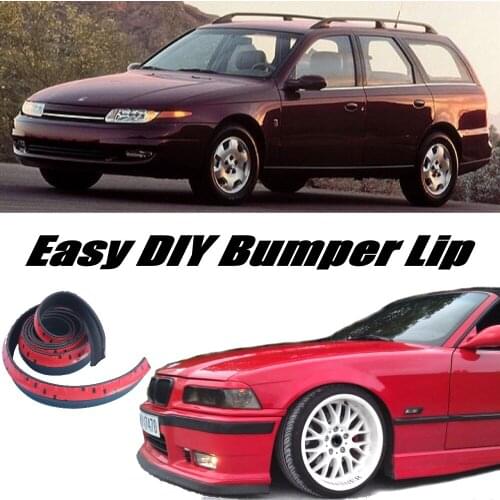 NOVOVISU Bumper Lip Deflector Lips For Saturn LW1 LW2 LW200 LW300 Front Spoiler Skirt For Car Tuning / Body Kit / Strip