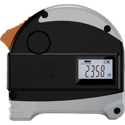 2 in 1 Electronic Ruler Digital Display Multifunction Precision Infrared Meter Distance Meter Surveyor