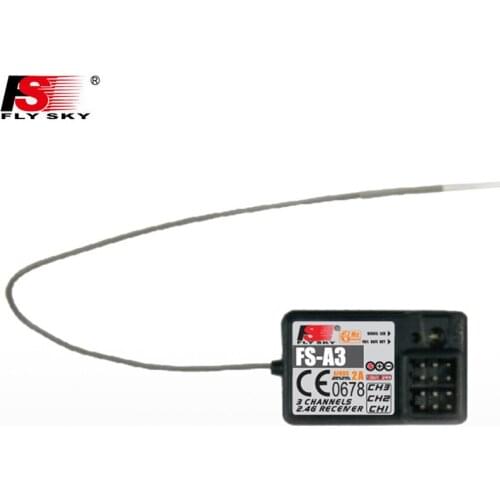Flysky 2.4G Flysky FS-A3 Car Boat Remote Controller 3 Channel Receiver for RC Car Boat