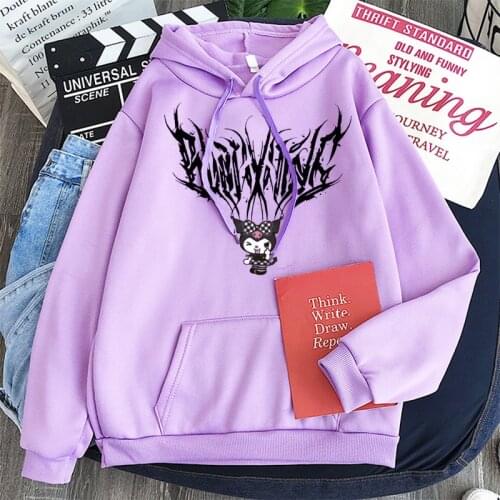 Harajuku Oversized Hoodie Cartoon Cute Funny Print Short Sleeve Hoodie Top Autumn Street Wear O-Neck Sweet Girl Hoodie sudaderas