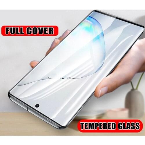 Curved Screen Protector for Samsung Galaxy S21 Ultra S20 S8 Plus S10 S9 S10E Full Cover Glass for Samsung Note 20 Ultra Note 9 8
