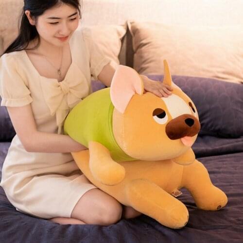 Kawaii Bulldog Doll Plush Toys Pillow Down Cotton Filled Stuffed Animals Plush Dog Baby Room Home Decor Holiday Gift