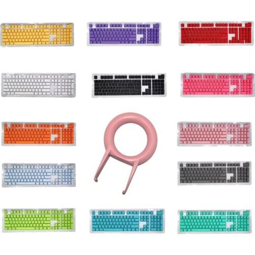 PBT Keycaps 104 OEM high-end Printing PBT Keycap Set for RGB Mechanical Keyboard