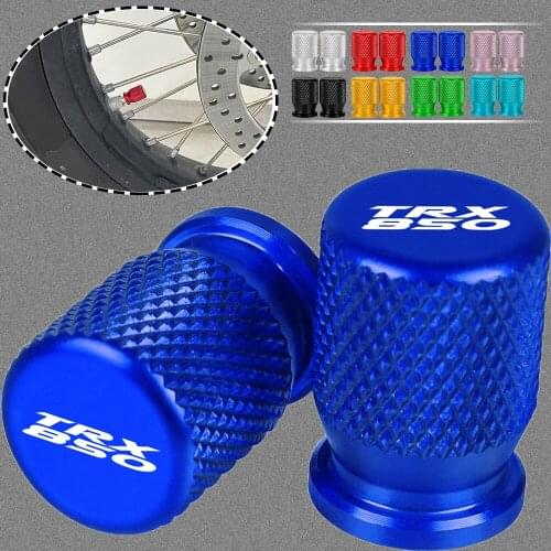 Motorcycle Tire Valve Air Port Stem Cover Cap Plug CNC Aluminum Accessories For Yamaha TRX850 TRX 850 1996-2000 1997 1998 1999