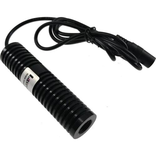 532nm Fat Beam Laser Diode Module Green Laser Head 80mW 8mm 5-24vdc Wide Voltage 22*90