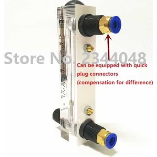 LZT-M15 panel flow meter gas flow meter Plexiglass rotor flow meter